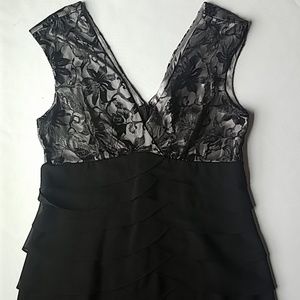 Black and Lace Dressbarn Dress size 12